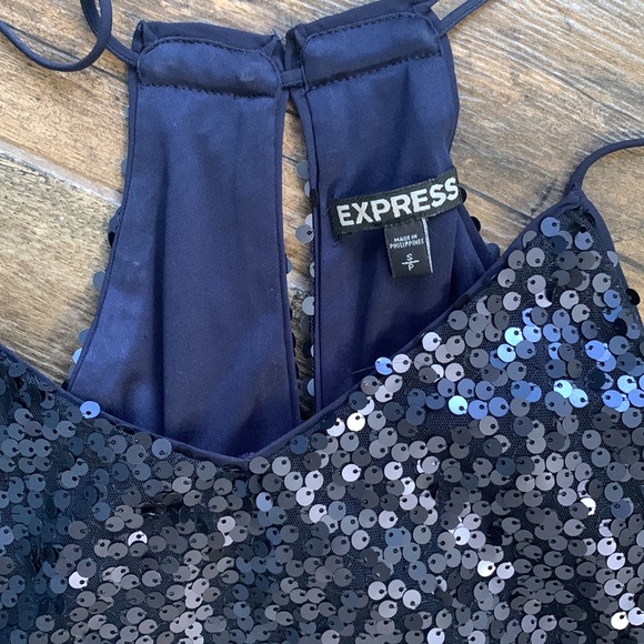 Blue sequin dress - Picture 3 of 4